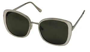 Kenneth Cole Reaction Womens Sunglass Clear Metal Butterfly Metal KC1396 26N - Picture 1 of 13