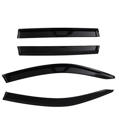 Weather Shields   Visors for Subaru Forester S4 13-18 4pcs Black Outside Mountt - image 1 of 4