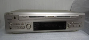 Sony MDS-W1 MD Mini Disc Deck Double Player Recorder AC100V 50Hz/60Hz 18W Japan - Picture 1 of 9