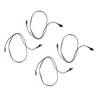 4 Pack 2 Pin SW PC  Cable On/Off Push Button ATX Computer  Wire 45cm E1X65188 - Image 1 of 4