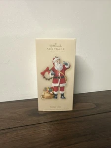 Hallmark Keepsake "Santa's Visit" Christmas Ornament 2007 NIB Santa's Visit - Picture 1 of 3