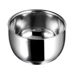 Cuencos contenedor de afeitado de jabón Burly Bowl de acero inoxidable para hombre - Imagen 1 de 12