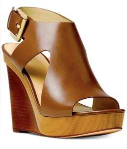 MICHAEL Michael Kors Josephine Wedge Women's Open Toe Wedge Heels Size 7M - Picture 1 of 14