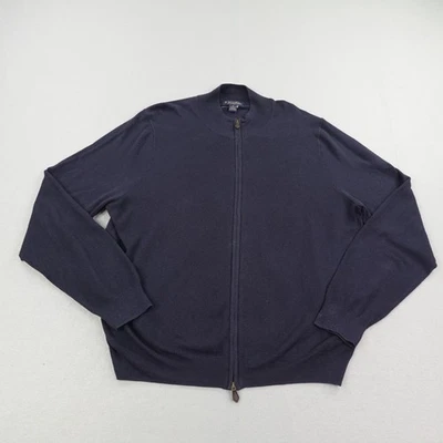 Свитер мужской Brooks Brothers XL на молнии шелковый кашемировый вязаный легкий - Изображение 1 из 4