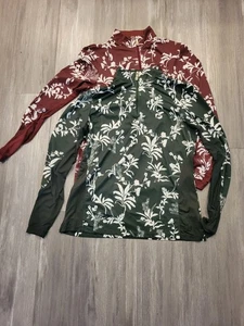 Kastel Denmark LS Camisa de Sol Grande Follaje 1/4 Cremallera 30 UPF Sillín de Equitación - Imagen 1 de 7