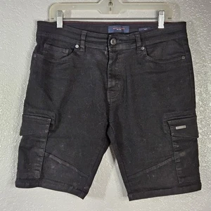 Marc Asher Shorts Gr. 34 Stretch Baumwollmischung schwarz 6 Taschen Cargo Wandern Herren - Bild 1 von 15