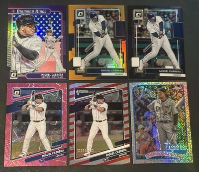 Donruss Optic 2021 - Miguel Cabrera - Spirit of 76 Prizm/76 + 22 naranja/125 + Foto 1 de 4