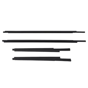 Front/Rear Weatherstrip Seal Belt For Toyota Yaris Sedan 2007-2016 68210 Rubber - Foto 1 di 12