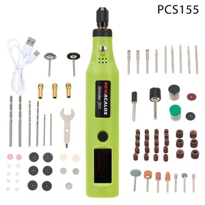 Mini Electric Grinding Pen Rotary Drill Grinder Cordless USB Engraving DIY Tools - Picture 1 of 26