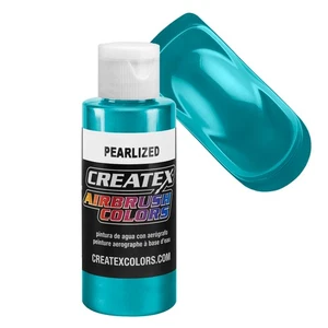 2oz Createx Pearl Turquoise 5303 - 2Z Airbrush Paint Color - Picture 1 of 2