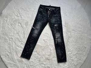 Vaqueros elásticos desgastados con cremallera 5 bolsillos RiRi Dsquared2 / talla 50 - Imagen 1 de 8