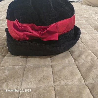 Sombrero cubo de terciopelo vintage Gymboree bebé niña Foto 1 de 4