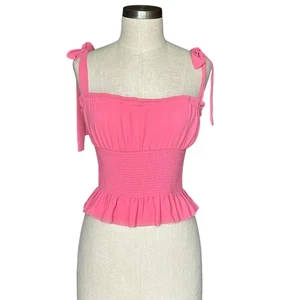 Wilfred Ballad Camisole Kaugummi rosa gesmoktes Tanktop Damengröße Small neu mit Etikett - Bild 1 von 10