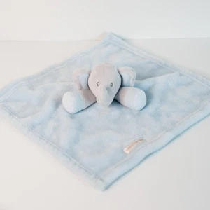Blankets and Beyond Blue Elephant Lovey 13,5" Fleece Sicherheitsdecke - Bild 1 von 6
