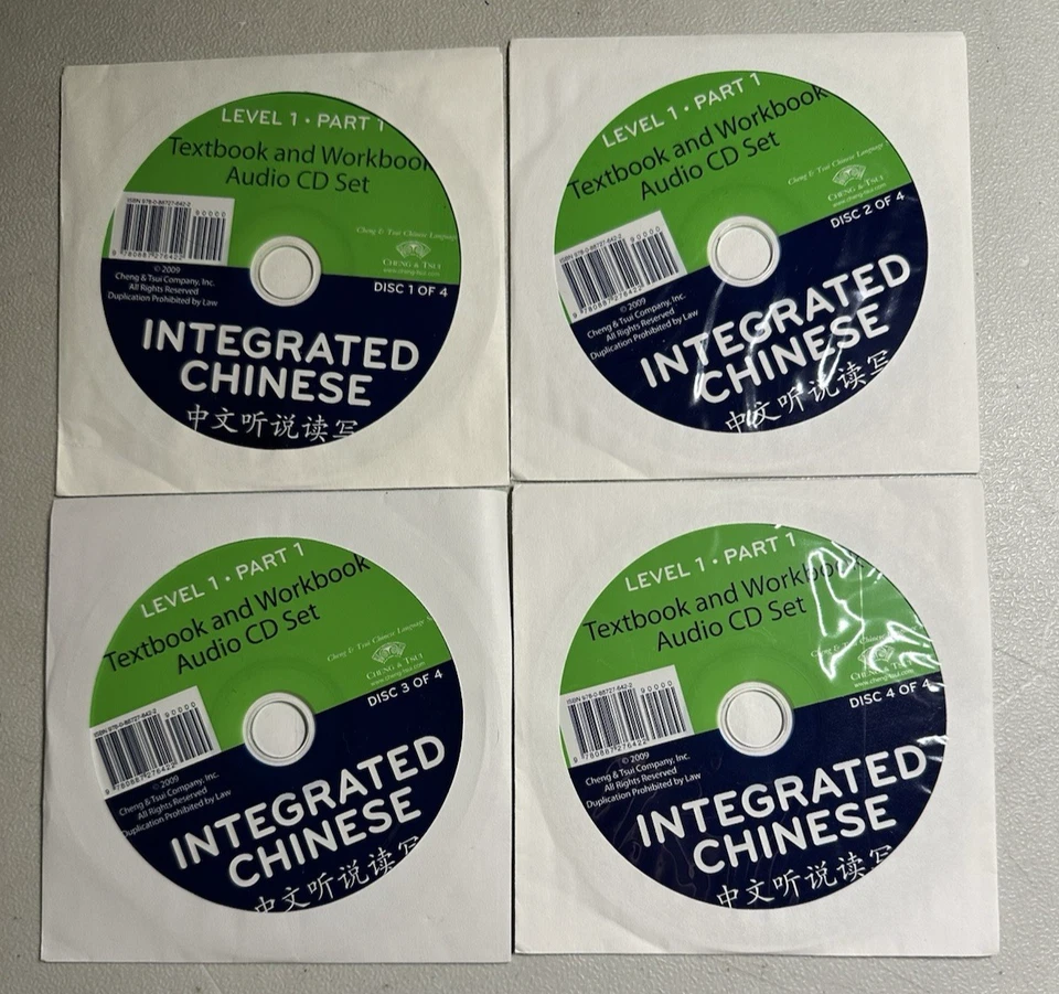 Integrated Chinese Level 1 Part 1 - 4 Audio CD by Liu Yuehua (English) B2 - Image 1 of 2