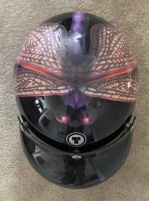 Dragonfly TORC T-50 Motorcycle Helmet, DOT Black, Size Medium, Open Face - Image 1 of 4