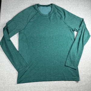 Camisa Lululemon Para Hombres Grande Verde Metal Vent Tech Manga Larga Atlética M3DOYS - Imagen 1 de 10