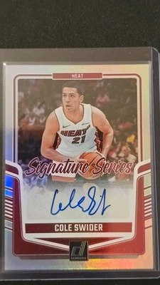 2024-25 Donruss Signature Series Cole Swider Auto #SS-CSH - Image 1 of 2