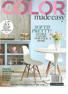 COLOR MADE EASY, 45 NO-FAIL PAINT SCHEMES, 2016 ( SOFT & PRETTY ! LIVABLE COLORS - Imagen 1 de 1