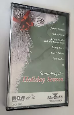 SOUNDS OF THE HOLIDAY SEASON 1990 CASSETTE JOHNNY MATHIS JUDY COLLINS SEALED - Image 1 of 2