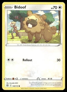 SWSH09: Brilliant Stars #120/172 Bidoof - Picture 1 of 2
