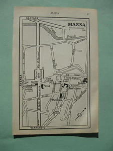 stampa antica old map MAPPA TOSCANA MASSA VERSILIA prima meta 900 - Foto 1 di 1