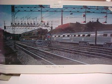 TX 7308 at Piasano Pass Railroad Art,Winfield 18X24/" s//n SP Sunset Ltd