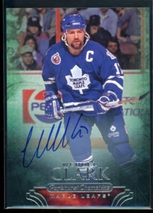 2011-12 Parkhurst Champions Autographs #51 Wendel Clark Group A - Foto 1 di 2