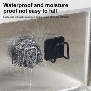 3 Pz Portaspugne Adesivo Caddy per Accessori Cucina Acciaio Inox - Foto 1 di 20