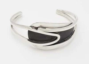 Ikonische Designer Henry Steig Sterling Abstrakt Modernist Studio Manschette selten 1950er - Bild 1 von 10
