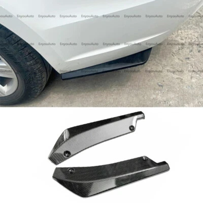 For Lexus Rc-F RC300 RC350 Rear Bumper Lip Splitter Diffuser Carbon Fiber Foto 1 de 4