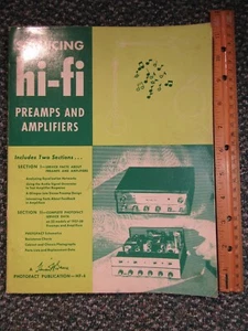 Sams Photofact Servicing HI-FI Preamps & Amplifiers ~ HF-4~ 1959 - Picture 1 of 7