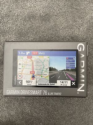 Garmin DriveSmart 76 7  GPS Sat Nav│Full Europe + Live Traffic • 198.33€