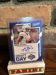 2024 Panini Prestige Adonai Mitchell Draft Day AUTO Colts #dds-aml RC - Picture 1 of 2