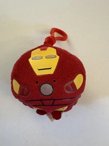 Marvel Iron Man Mini TY Ball Plush Clip J21 - Picture 1 of 2