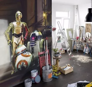 Home decor photo wallpaper Star Wars Three Droids wall mural giant poster - Picture 1 of 3