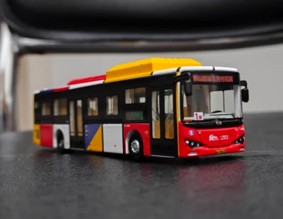 1:110 Guangzhou FAW Bus BYD K9 Bus Simulation Alloy Car Model - Image 1 of 4