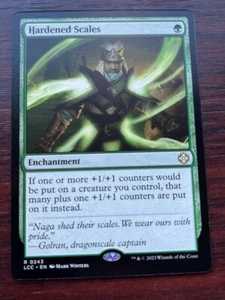 1x HARDENED SCALES - Commander/khans - MTG - Magic the Gathering - Picture 1 of 2