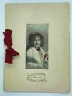 1915-1916 CHRISTMAS GREETINGS GORGEOUS GIRL WESTMINSTER HOTEL BALTIMORE MD
