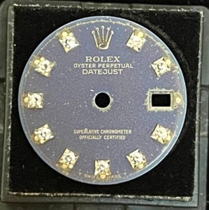 FABRICANTE DE EQUIPOS ORIGINALES Rolex Datejust esfera de diamante negro NO CABE. 69173, 69178-26 mm - Imagen 1 de 3