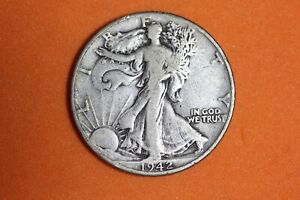 Estate Find 1942 - Walking Liberty Half Dollar!!  #K29898
