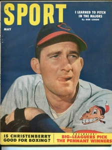 May 1953 Sport Magazine Bob Lemon Cleveland No Label NMT 79689 - Picture 1 of 1