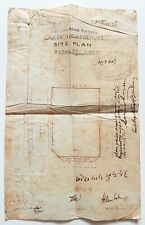 AOP India BOMBAY vintage hand drawn property map GAIETY THEATRE PLOT 1905