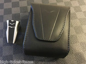 Genuine Vertu Aerius Bluetooth Headset with Leather Case MSRP $385 Super RARE - Picture 1 of 3