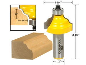 3/8" Wavy Edge Forming Router Bit - 1/2" Shank - Yonico 13125 - Picture 1 of 1