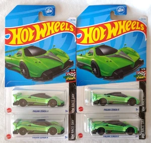 2024 HOT WHEELS PAGANI ZONDA R KROGER EXCLUSIVE LOT OF 4 HTF - Picture 1 of 7