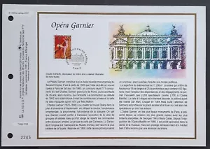 Feuillet CEF 1er jour 1393 1998 Opéra Garnier Palais Garnier - Bild 1 von 1