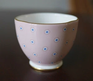 Wedgwood gepunktet kleine rosa Zuckerdose NEU - Bild 1 von 4