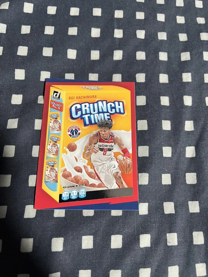 2020-21 Donruss Crunch Time Rui Hachimura - Image 1 of 1