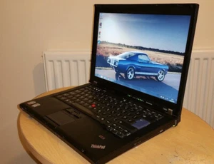 Lenovo Thinkpad T400 Laptop 3GB 32 Bit Windows XP Office2010 WkGr8GdBat x - Picture 1 of 1